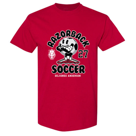 Arkansas - NCAA Women's Soccer : Dejionee Anderson - Fashion Shersey T-Shirt