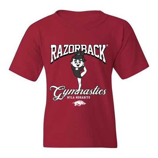 Arkansas - NCAA Women's Gymnastics : Nyla Morabito - Fashion Shersey Youth T-Shirt-0