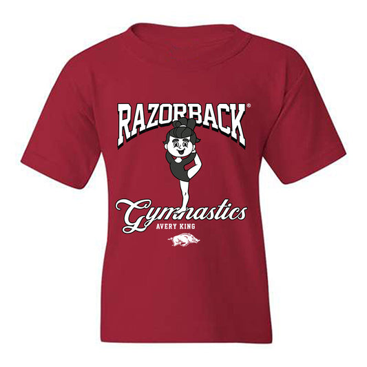 Arkansas - NCAA Women's Gymnastics : Avery King - Fashion Shersey Youth T-Shirt-0