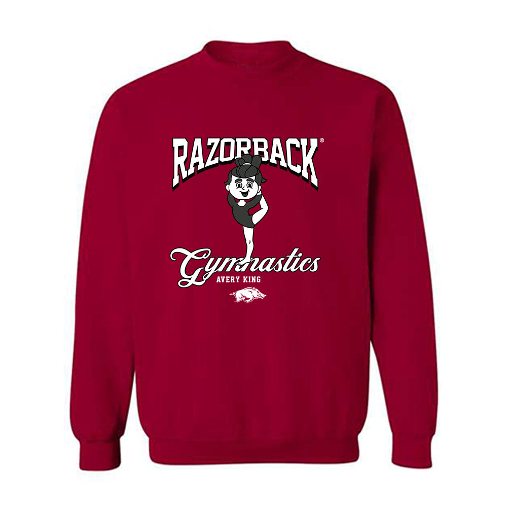 Arkansas - NCAA Women's Gymnastics : Avery King - Fashion Shersey Crewneck Sweatshirt-0
