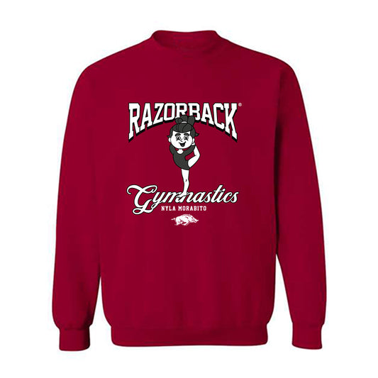 Arkansas - NCAA Women's Gymnastics : Nyla Morabito - Fashion Shersey Crewneck Sweatshirt-0