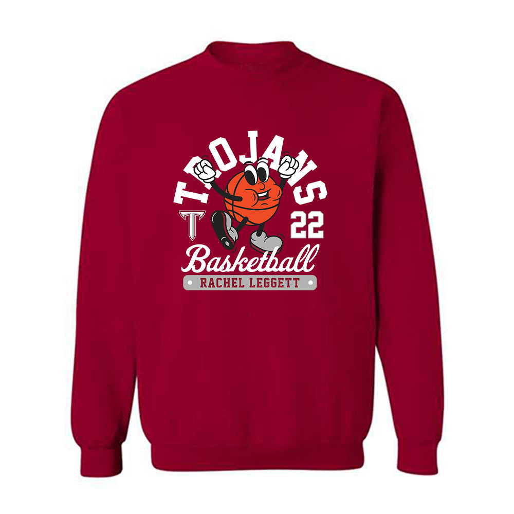 Troy - NCAA Women's Basketball : Rachel Leggett - Fashion Shersey Crewneck Sweatshirt-0
