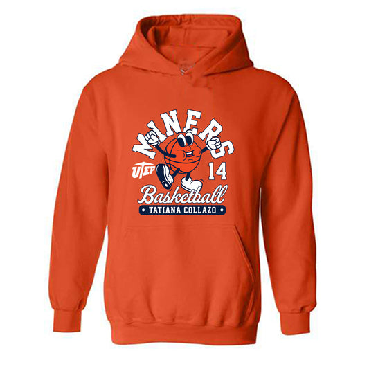 UTEP - NCAA Women's Basketball : Tatiana Collazo - Fashion Shersey Hooded Sweatshirt-0