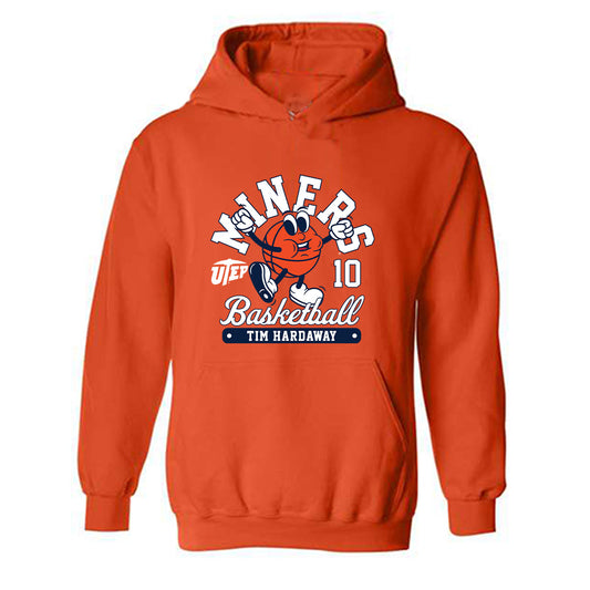 UTEP - Men's Basketball Legends : Tim Hardaway - Fashion Shersey Hooded Sweatshirt-0