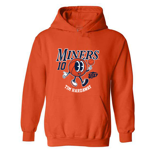 UTEP - Men's Basketball Legends : Tim Hardaway - Fashion Shersey Hooded Sweatshirt-0