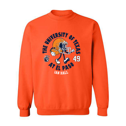 UTEP - NCAA Football : Ian Hall - Fashion Shersey Crewneck Sweatshirt-0