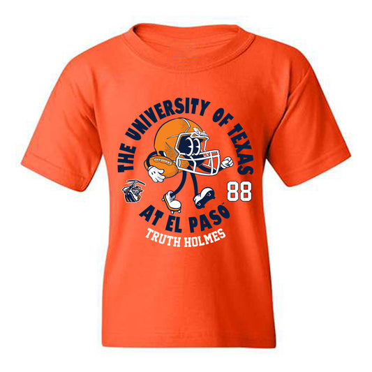 UTEP - NCAA Football : Truth Holmes - Fashion Shersey Youth T-Shirt-0