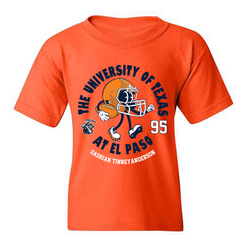 UTEP - NCAA Football : DAdrian Tinney-Anderson - Fashion Shersey Youth T-Shirt-0
