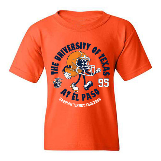 UTEP - NCAA Football : DAdrian Tinney-Anderson - Fashion Shersey Youth T-Shirt-0
