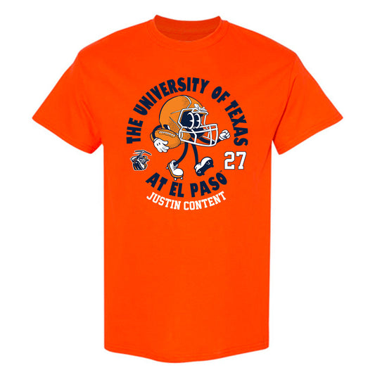 UTEP - NCAA Football : Justin Content - Fashion Shersey T-Shirt-0
