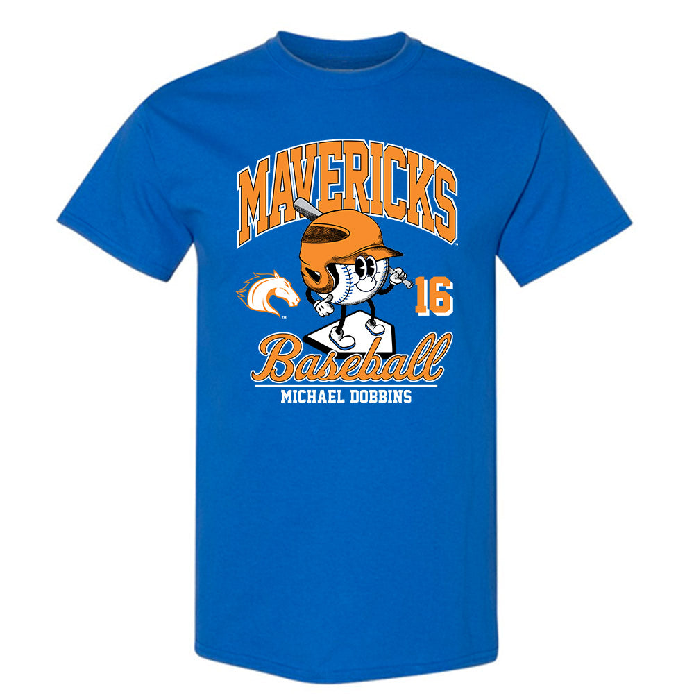 Texas Arlington - NCAA Baseball : Michael Dobbins - Fashion Shersey T-Shirt-0