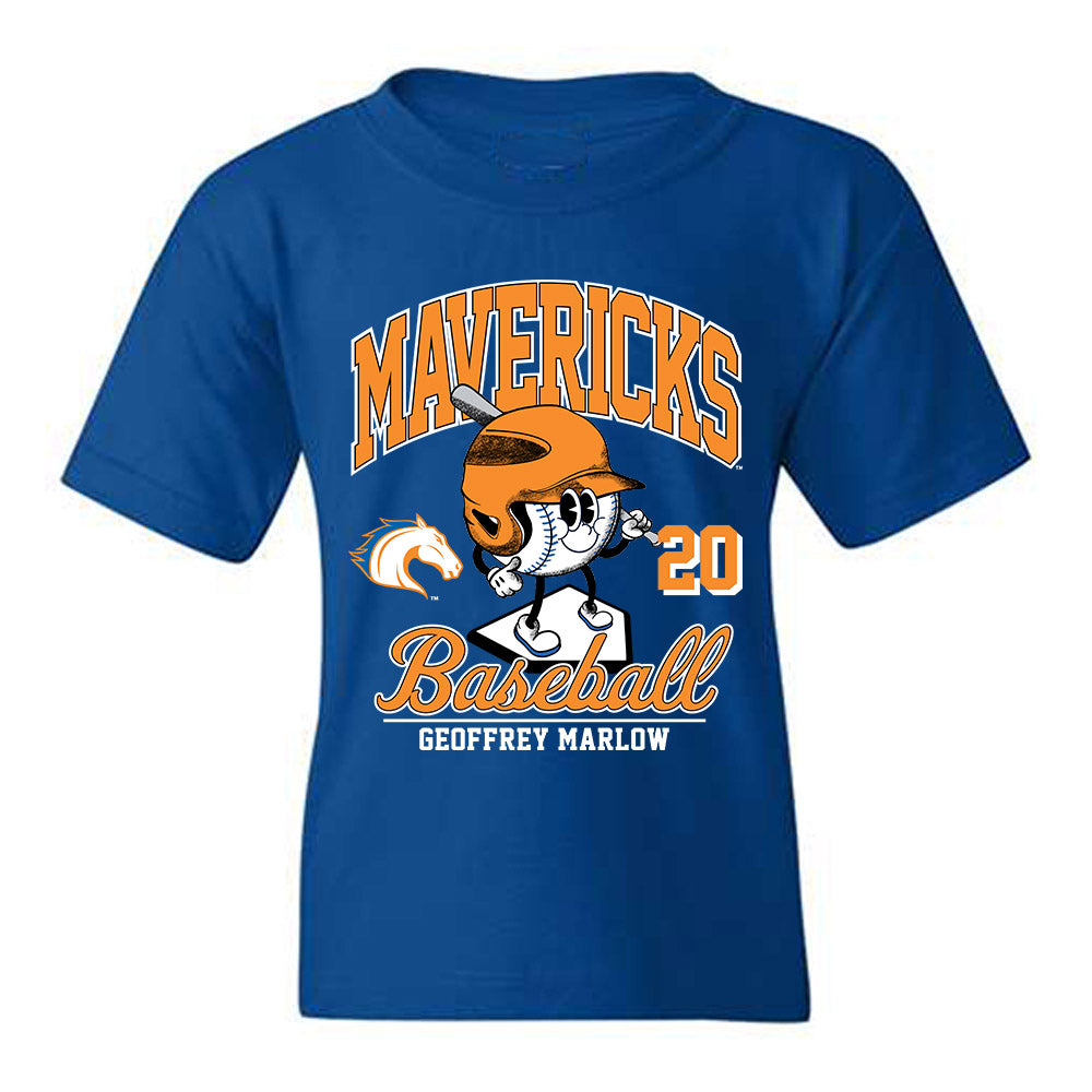 Texas Arlington - NCAA Baseball : Geoffrey Marlow - Fashion Shersey Youth T-Shirt-0