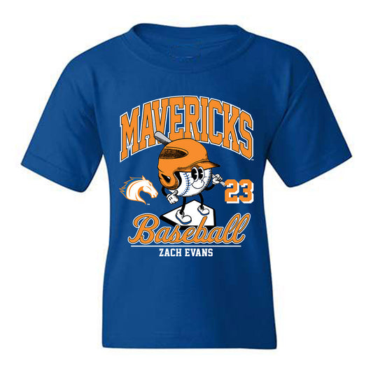 Texas Arlington - NCAA Baseball : Zach Evans - Fashion Shersey Youth T-Shirt-0