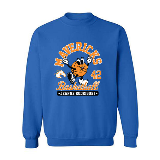 Texas Arlington - NCAA Women's Basketball : Jeanne Rodriguez - Fashion Shersey Crewneck Sweatshirt-0