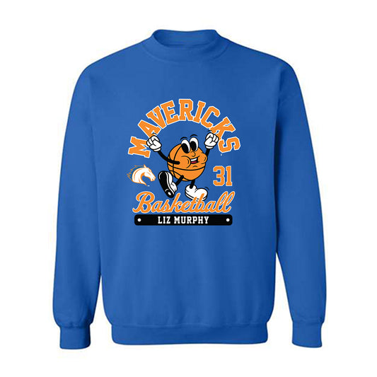 Texas Arlington - NCAA Women's Basketball : Liz Murphy - Fashion Shersey Crewneck Sweatshirt-0