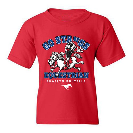 SMU - NCAA Equestrian : Shaelyn Boutelle - Fashion Shersey Youth T-Shirt-0