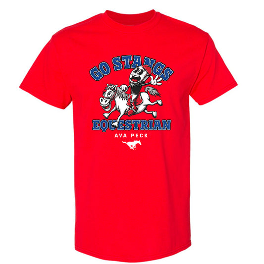 SMU - NCAA Equestrian : Ava Peck - Fashion Shersey T-Shirt-0