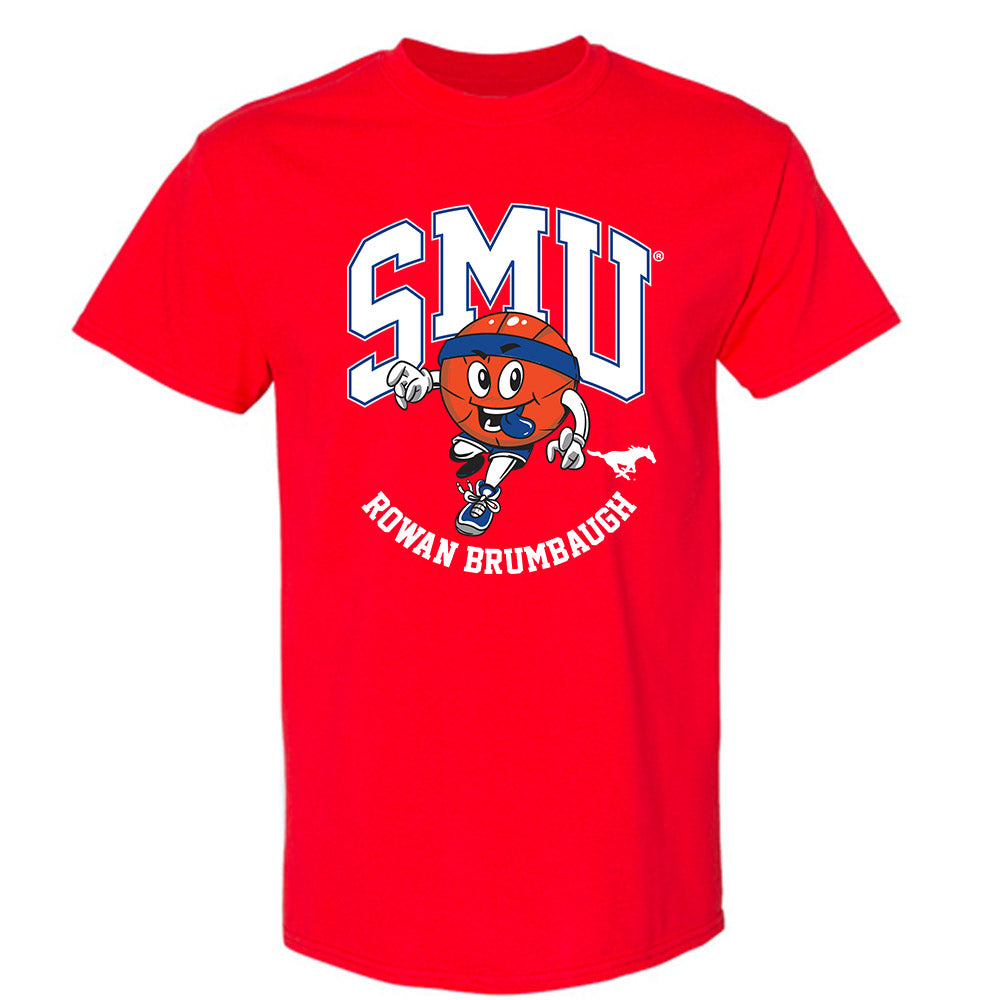 SMU - NCAA Men's Basketball : Rowan Brumbaugh - Fashion Shersey T-Shirt-0