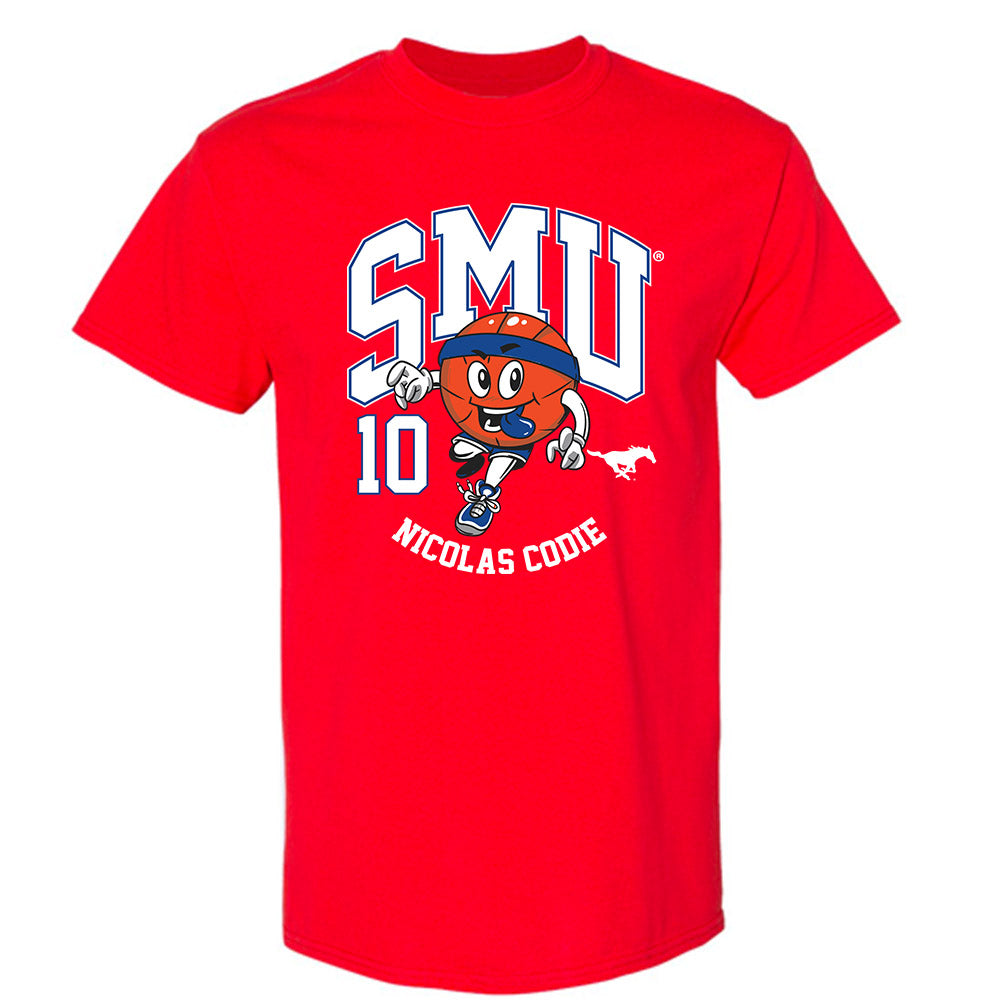 SMU - NCAA Men's Basketball : nicolas codie - Fashion Shersey T-Shirt-0