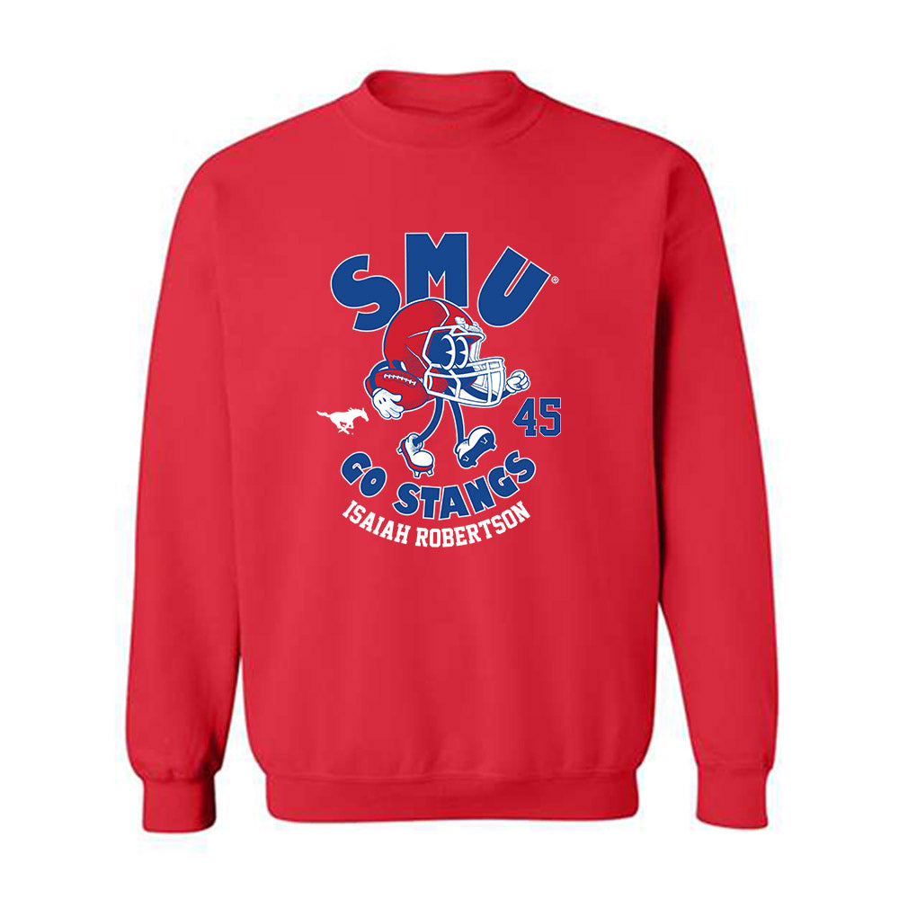SMU - NCAA Football : Isaiah Robertson - Crewneck Sweatshirt-0
