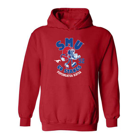 SMU - NCAA Football : Pupungatoa Katoa - Hooded Sweatshirt-0