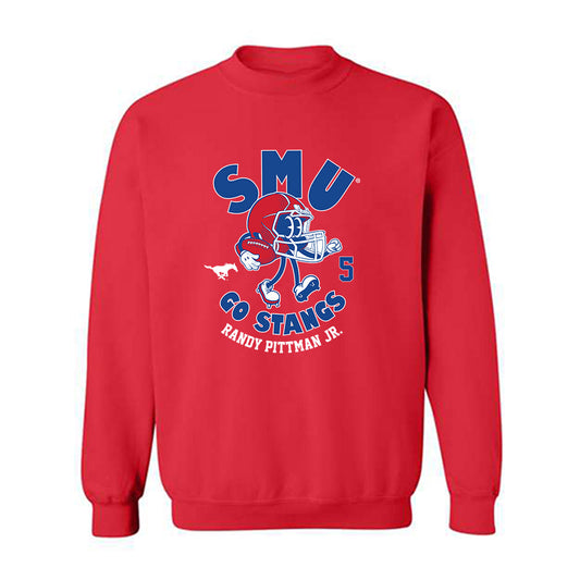 SMU - NCAA Football : Randy Pittman Jr. - Crewneck Sweatshirt-0