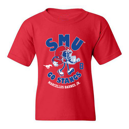 SMU - NCAA Football : Marcellus Barnes Jr. - Youth T-Shirt-0