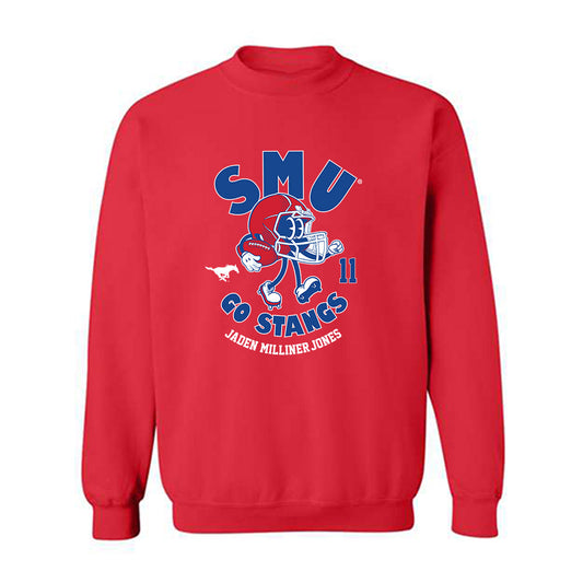 SMU - NCAA Football : Jaden Milliner-Jones - Crewneck Sweatshirt-0