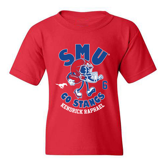SMU - NCAA Football : Kendrick Raphael - Youth T-Shirt-0