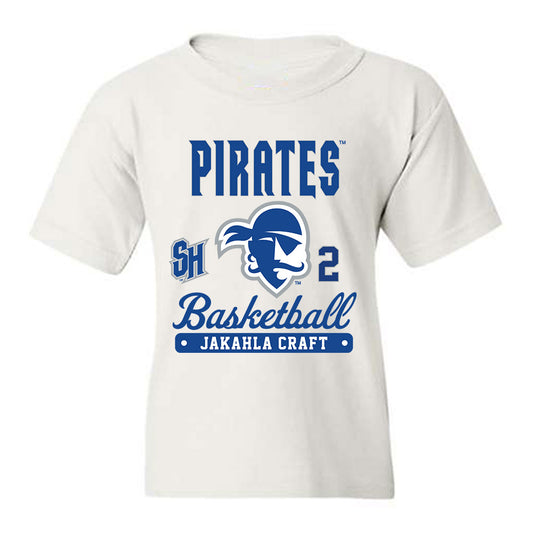 Seton Hall - NCAA Women's Basketball : Jakahla Craft - Fashion Shersey Youth T-Shirt-0