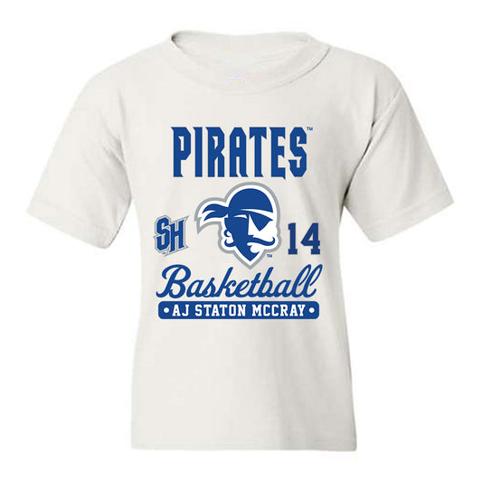 Seton Hall - NCAA Men's Basketball : AJ Staton McCray - Fashion Shersey Youth T-Shirt-0