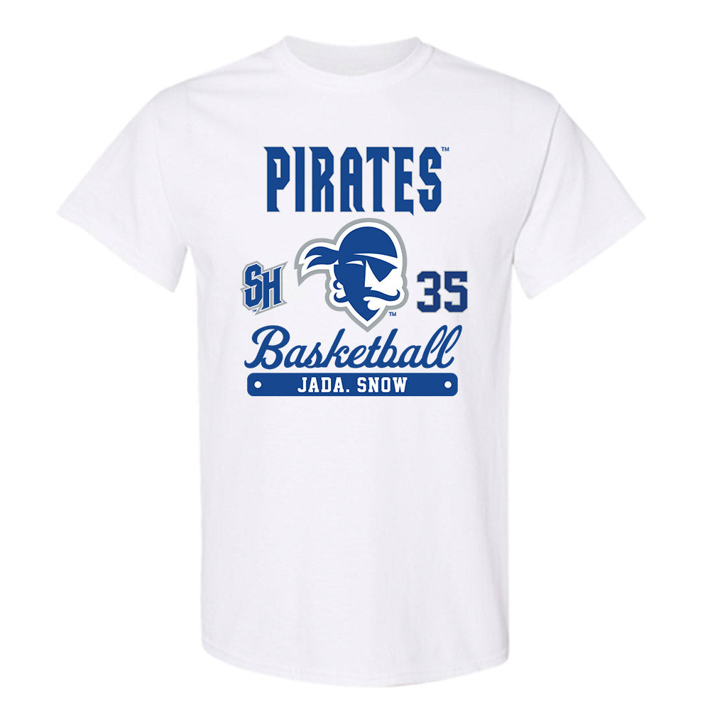 Seton Hall - NCAA Women's Basketball : Jada. Snow - Fashion Shersey T-Shirt-0