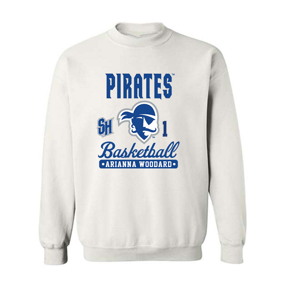 Seton Hall - NCAA Women's Basketball : Arianna Woodard - Fashion Shersey Crewneck Sweatshirt-0