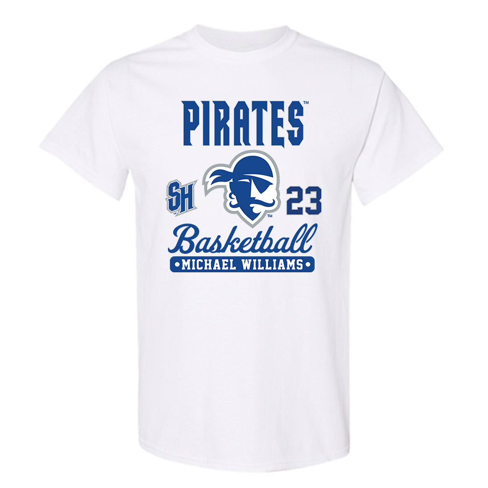 Seton Hall - NCAA Men's Basketball : Michael Williams - Fashion Shersey T-Shirt-0