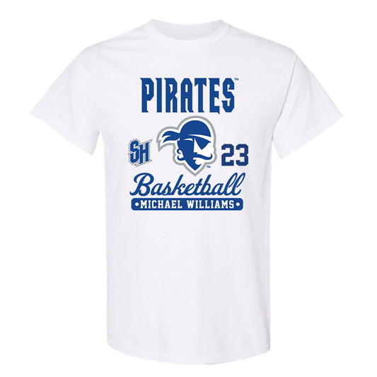 Seton Hall - NCAA Men's Basketball : Michael Williams - Fashion Shersey T-Shirt-0