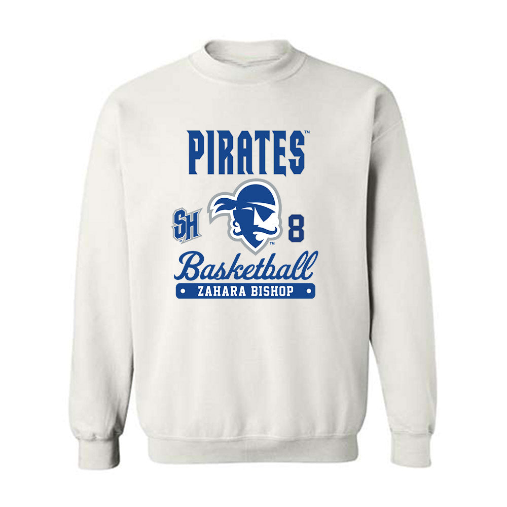 Seton Hall - NCAA Women's Basketball : Zahara Bishop - Fashion Shersey Crewneck Sweatshirt-0