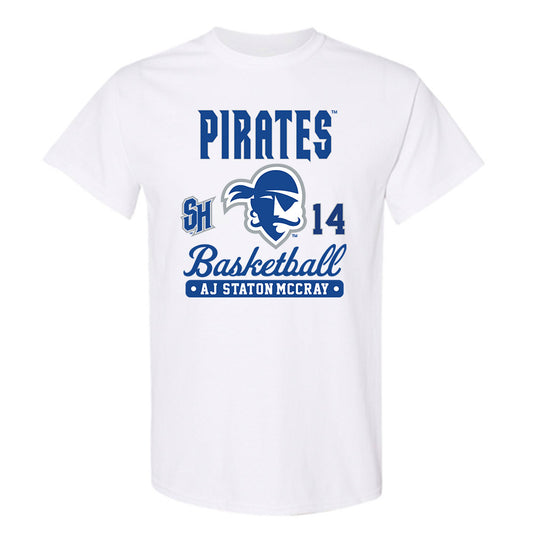Seton Hall - NCAA Men's Basketball : AJ Staton-McCray - Fashion Shersey T-Shirt-0