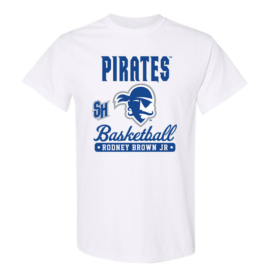 Seton Hall - NCAA Men's Basketball : Rodney Brown Jr - Fashion Shersey T-Shirt-0