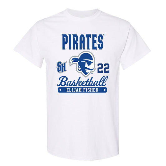 Seton Hall - NCAA Men's Basketball : Elijah Fisher - Fashion Shersey T-Shirt-0