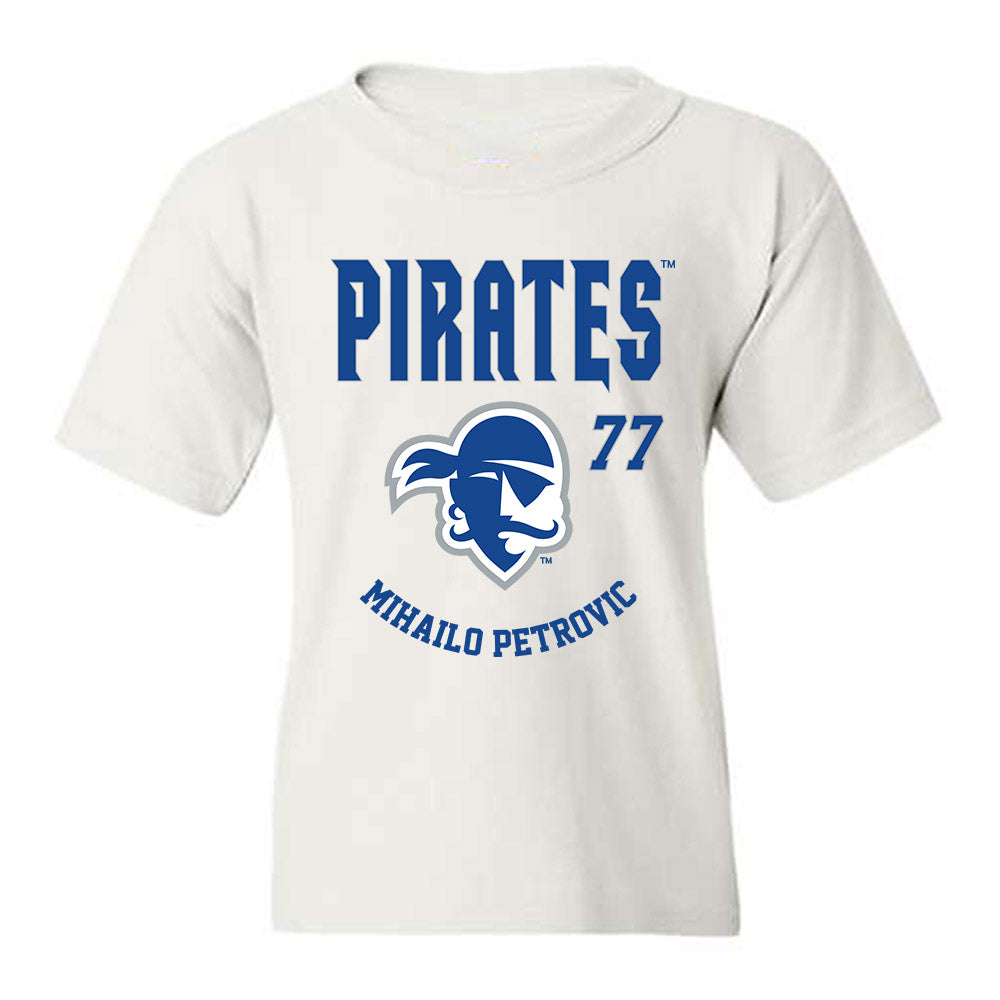 Seton Hall - NCAA Men's Basketball : Mihailo Petrovic - Fashion Shersey Youth T-Shirt-0