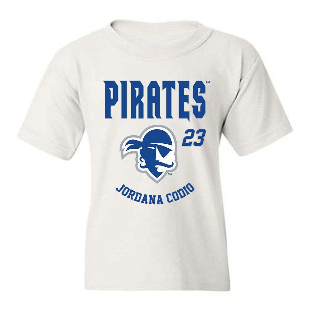 Seton Hall - NCAA Women's Basketball : Jordana Codio - Fashion Shersey Youth T-Shirt-0