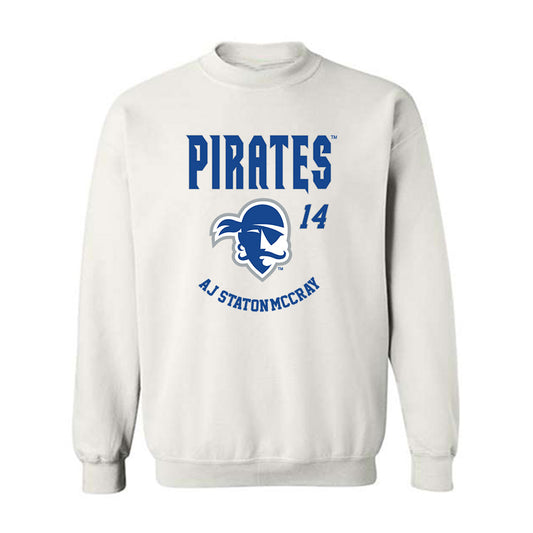 Seton Hall - NCAA Men's Basketball : AJ Staton-McCray - Fashion Shersey Crewneck Sweatshirt-0