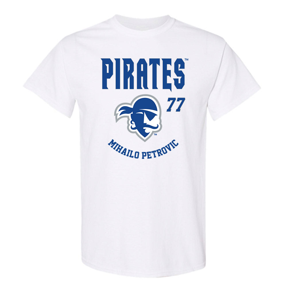 Seton Hall - NCAA Men's Basketball : Mihailo Petrovic - Fashion Shersey T-Shirt-0