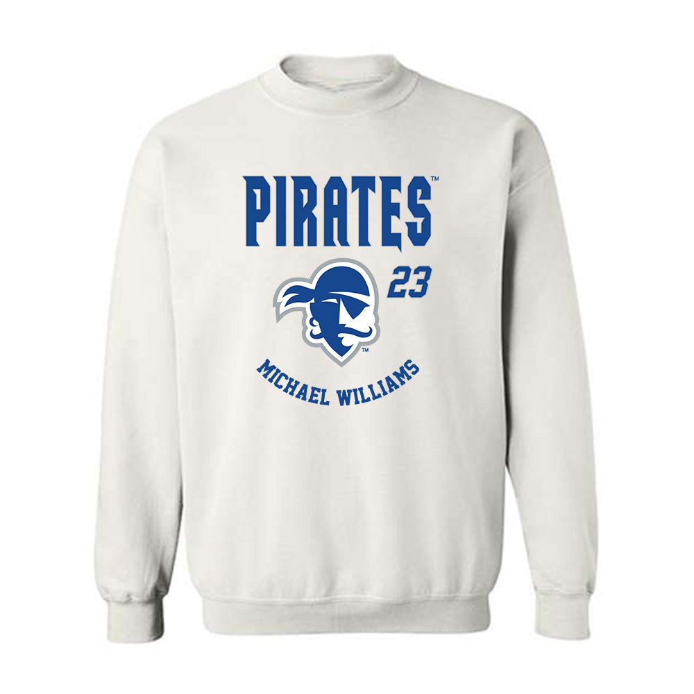 Seton Hall - NCAA Men's Basketball : Michael Williams - Fashion Shersey Crewneck Sweatshirt-0