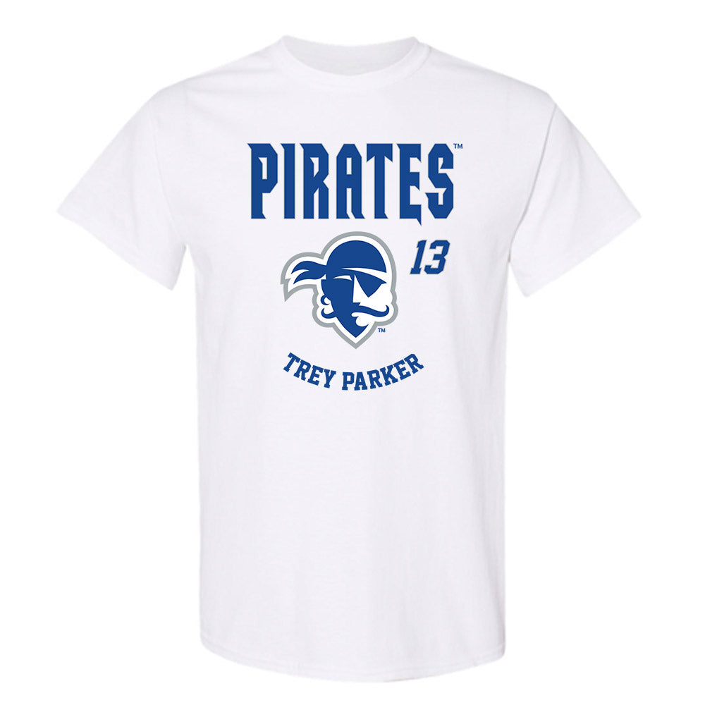 Seton Hall - NCAA Men's Basketball : Trey Parker - Fashion Shersey T-Shirt-0