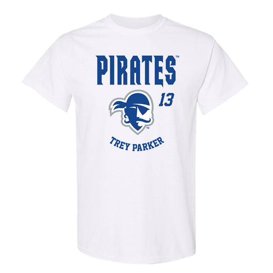 Seton Hall - NCAA Men's Basketball : Trey Parker - Fashion Shersey T-Shirt-0