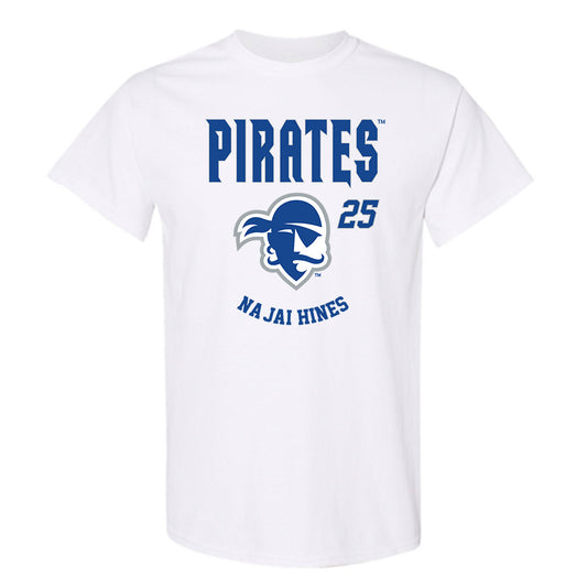 Seton Hall - NCAA Men's Basketball : Na'Jai Hines - Fashion Shersey T-Shirt-0
