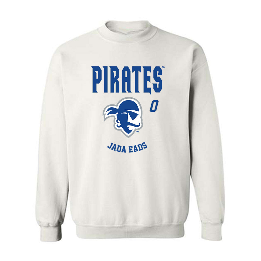 Seton Hall - NCAA Women's Basketball : Jada Eads - Fashion Shersey Crewneck Sweatshirt-0