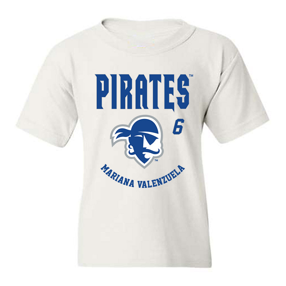 Seton Hall - NCAA Women's Basketball : Mariana Valenzuela - Fashion Shersey Youth T-Shirt-0