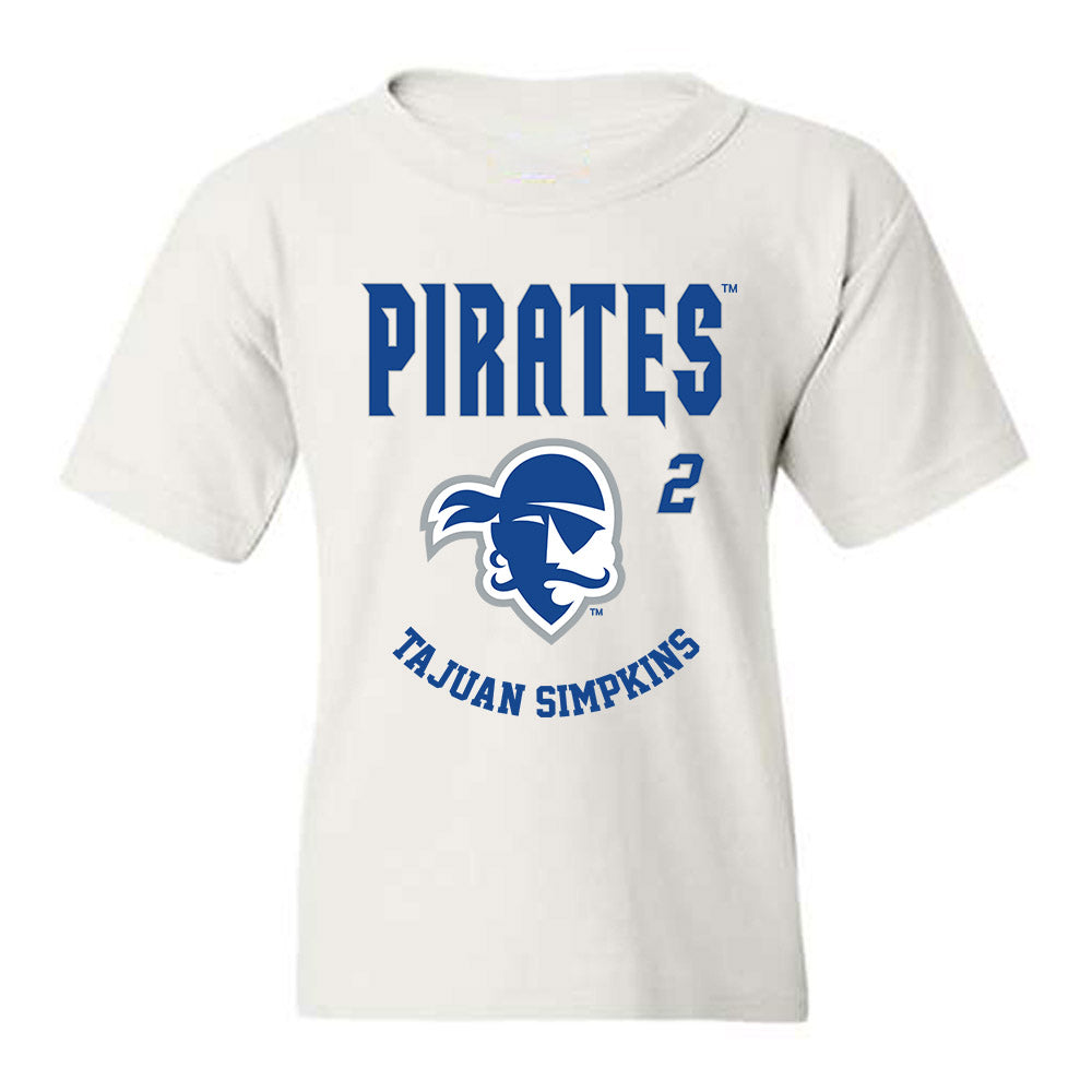 Seton Hall - NCAA Men's Basketball : Tajuan Simpkins - Fashion Shersey Youth T-Shirt-0